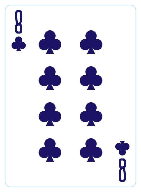 Eight of clubs