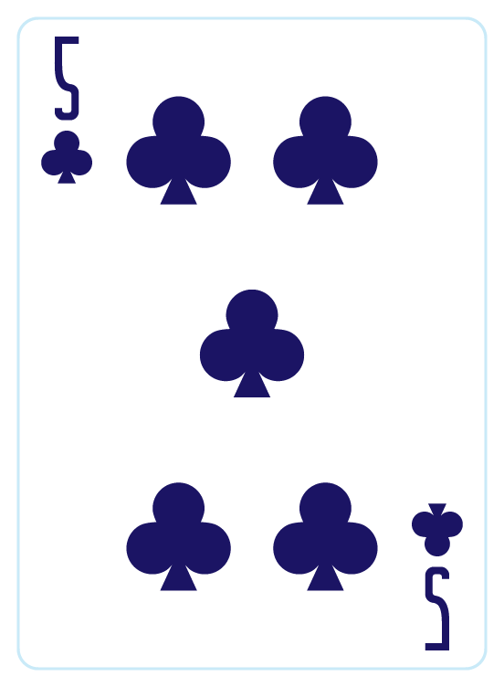 Five of clubs