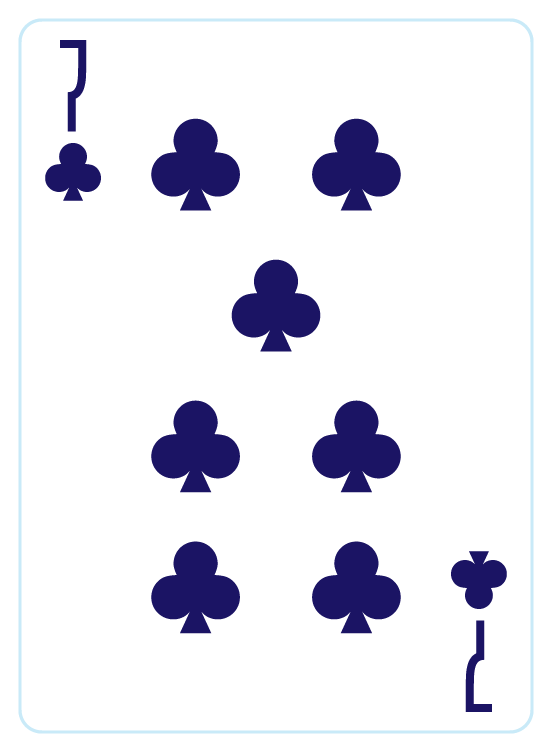 Seven of clubs