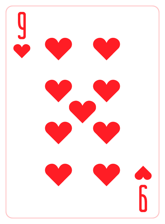 Nine of hearts